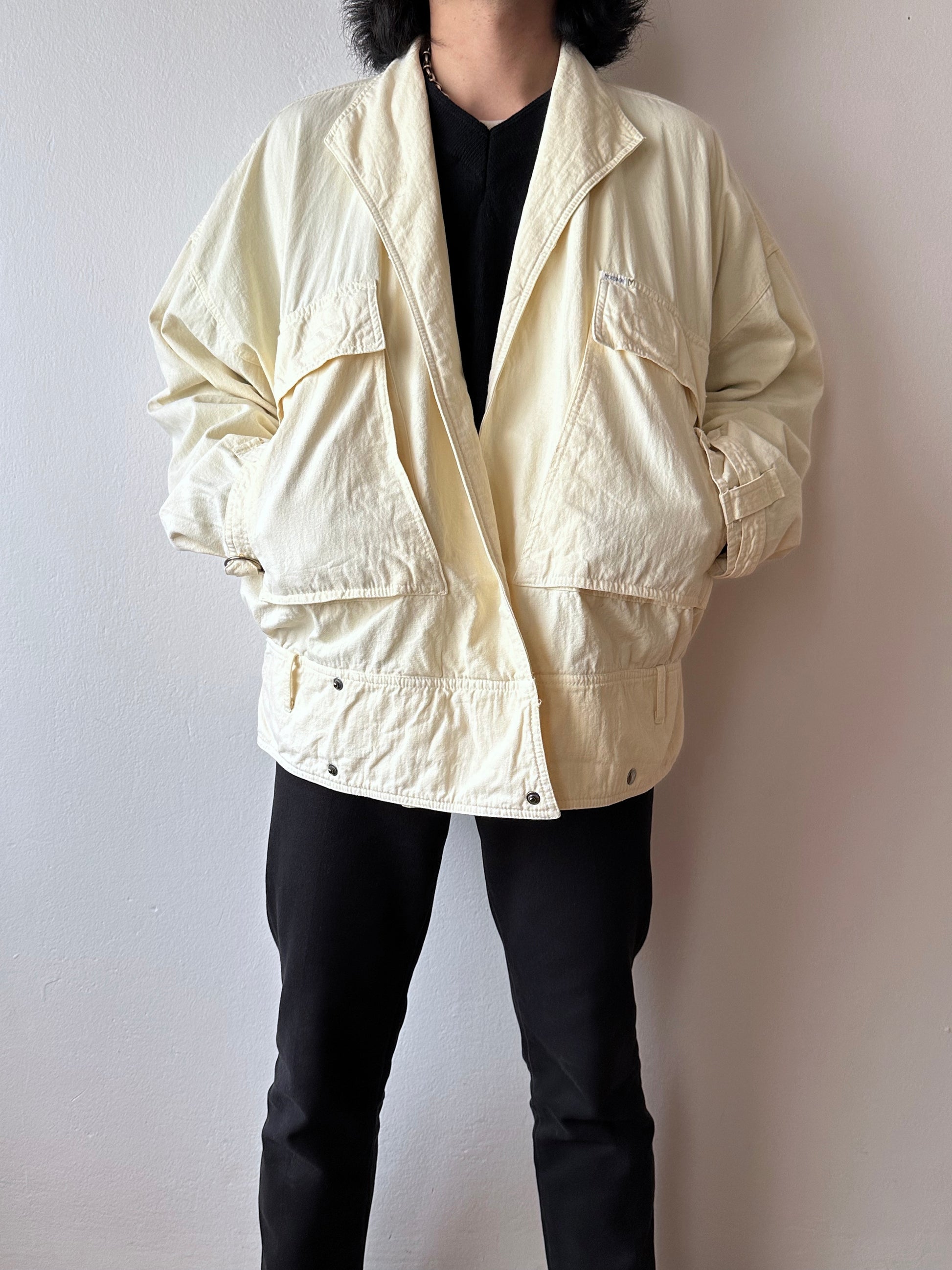 90's Big pocket jacket 90年代 80's 80年代 Vintage Praha Prague Vintage store プラハ  古着屋 ユーロ古着 ヨーロッパ古着 ユーロレギュラー 古着 ヨーロッパレギュラー 