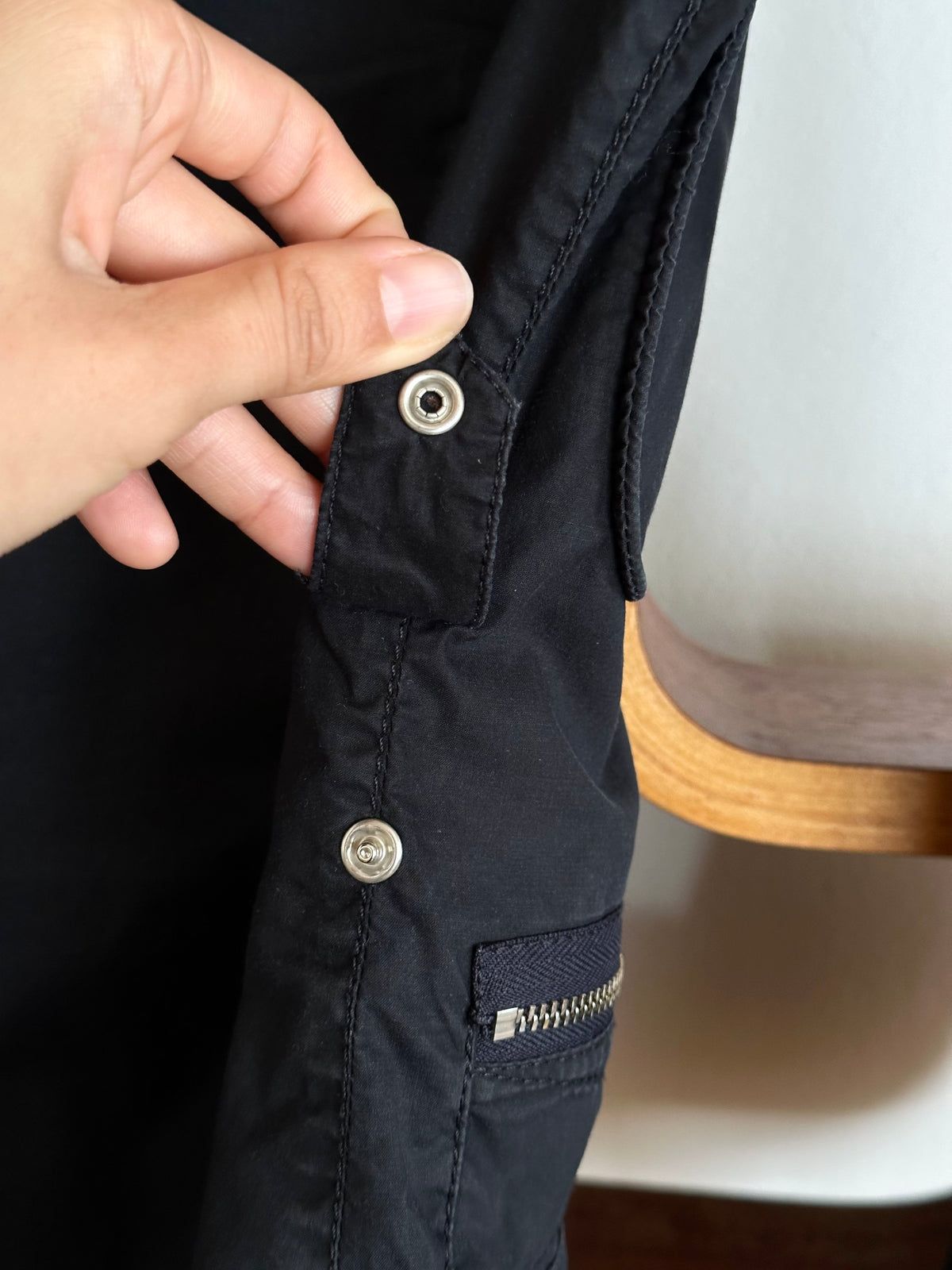 Versace sport cotton nylon jacket