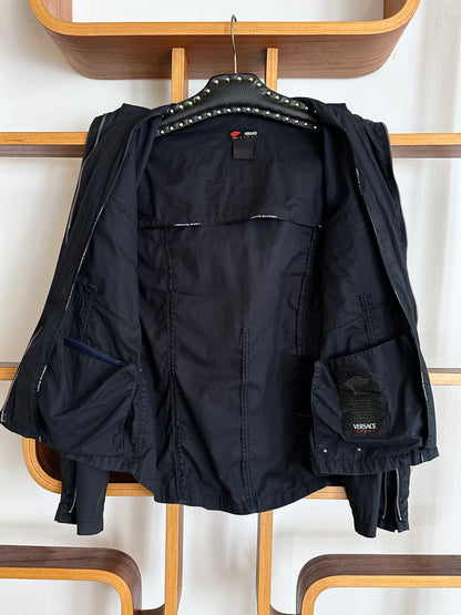 Versace sport cotton nylon jacket