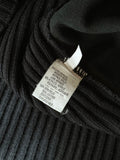 Italy leather and merino wool sweater