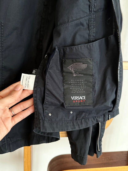 Versace sport cotton nylon jacket