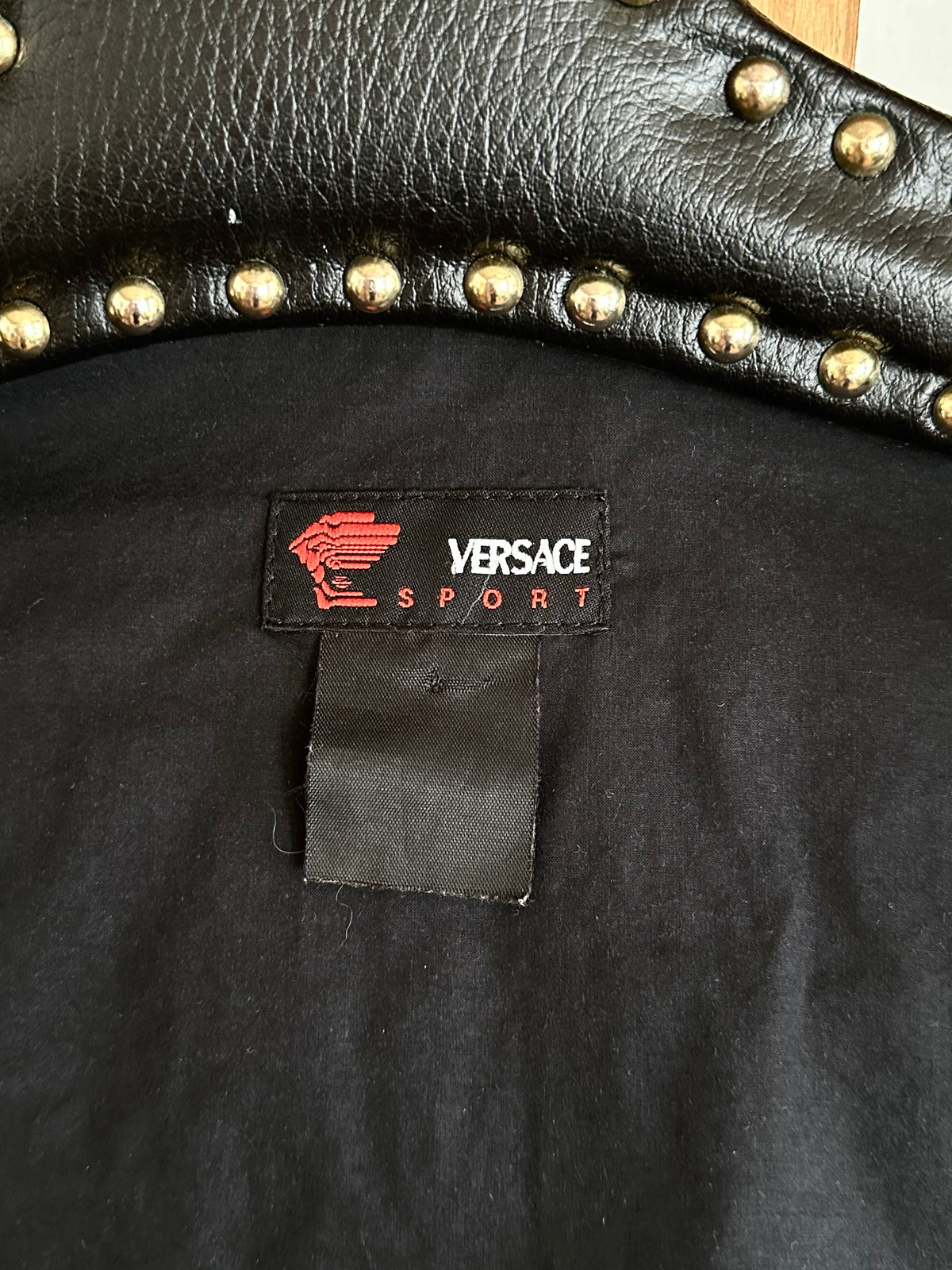 Versace sport cotton nylon jacket