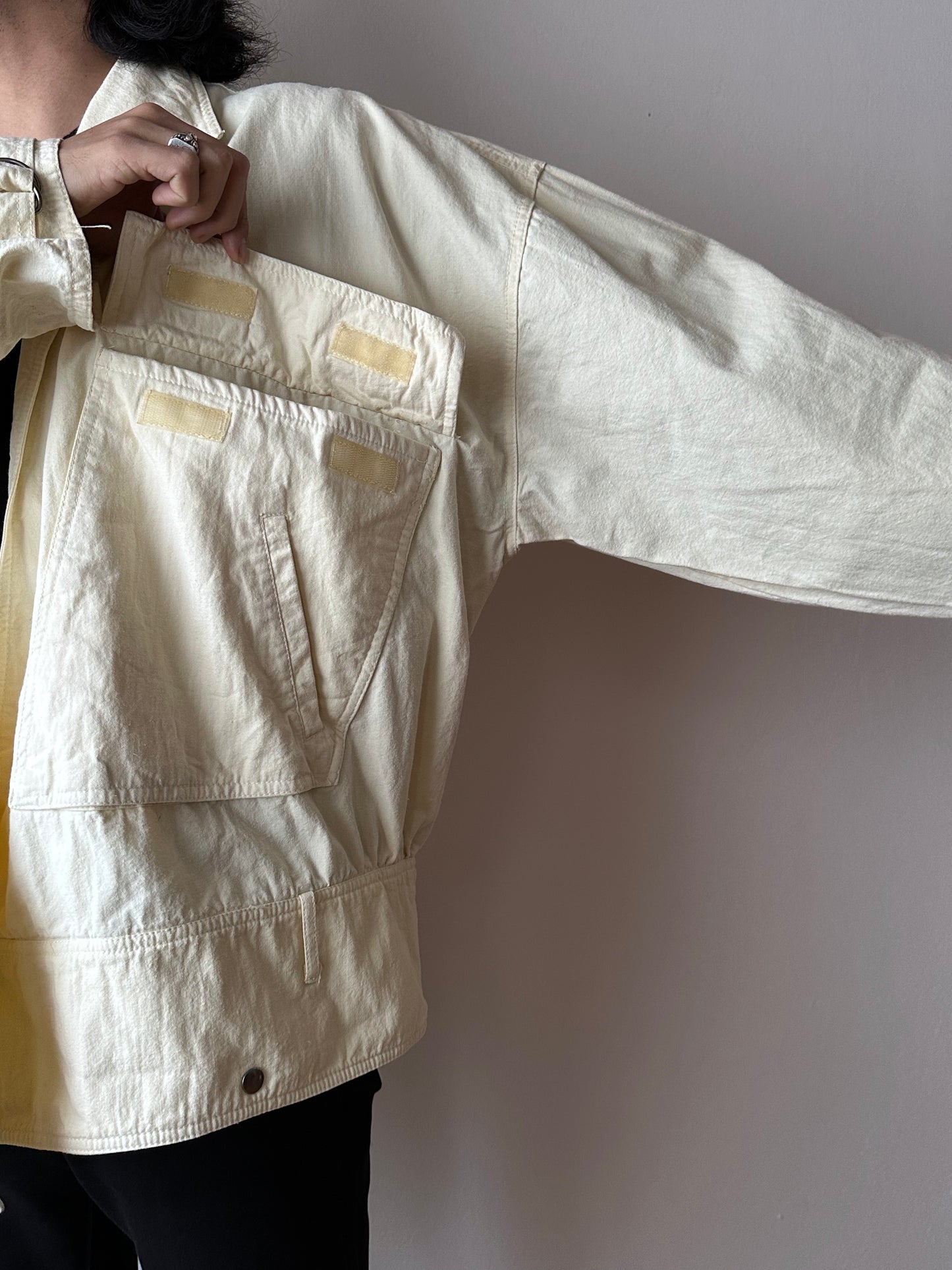 90's Big pocket jacket 90年代 80's 80年代 Vintage Praha Prague Vintage store プラハ  古着屋 ユーロ古着 ヨーロッパ古着 ユーロレギュラー 古着 ヨーロッパレギュラー 