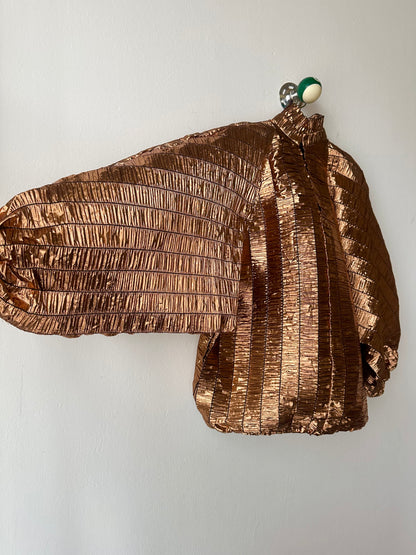 Special balloon blouse made in Italy