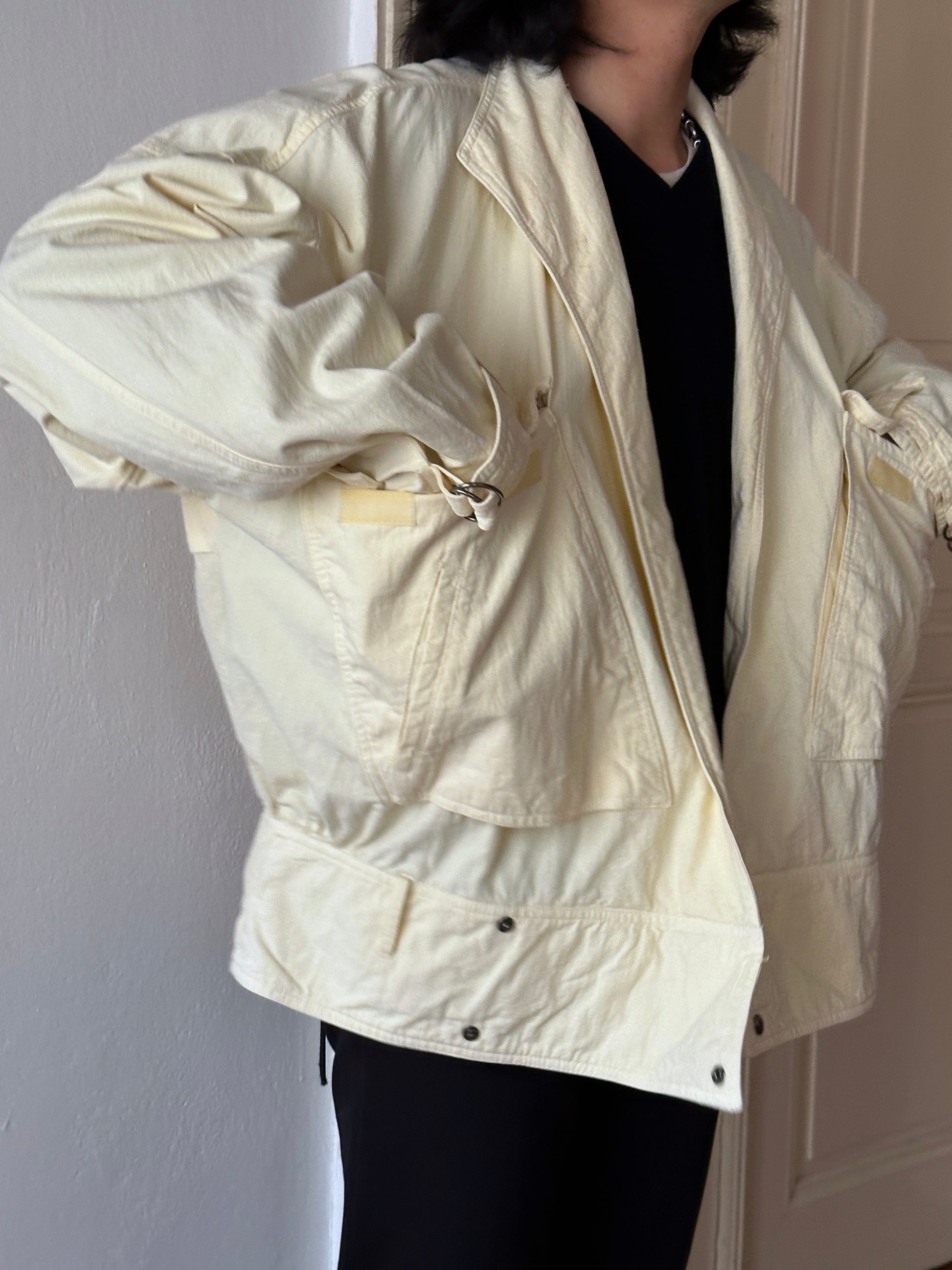 90's Big pocket jacket 90年代 80's 80年代 Vintage Praha Prague Vintage store プラハ  古着屋 ユーロ古着 ヨーロッパ古着 ユーロレギュラー 古着 ヨーロッパレギュラー 