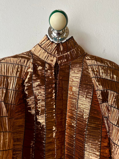 Special balloon blouse made in Italy