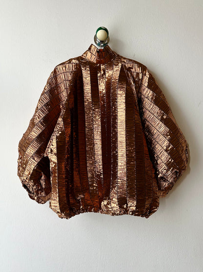 Special balloon blouse made in Italy