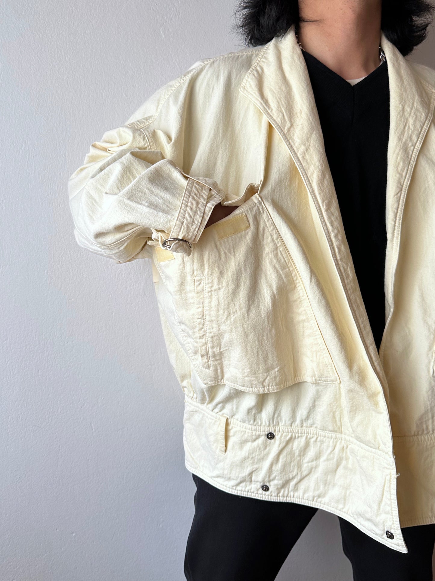 90's Big pocket jacket 90年代 80's 80年代 Vintage Praha Prague Vintage store プラハ  古着屋 ユーロ古着 ヨーロッパ古着 ユーロレギュラー 古着 ヨーロッパレギュラー 