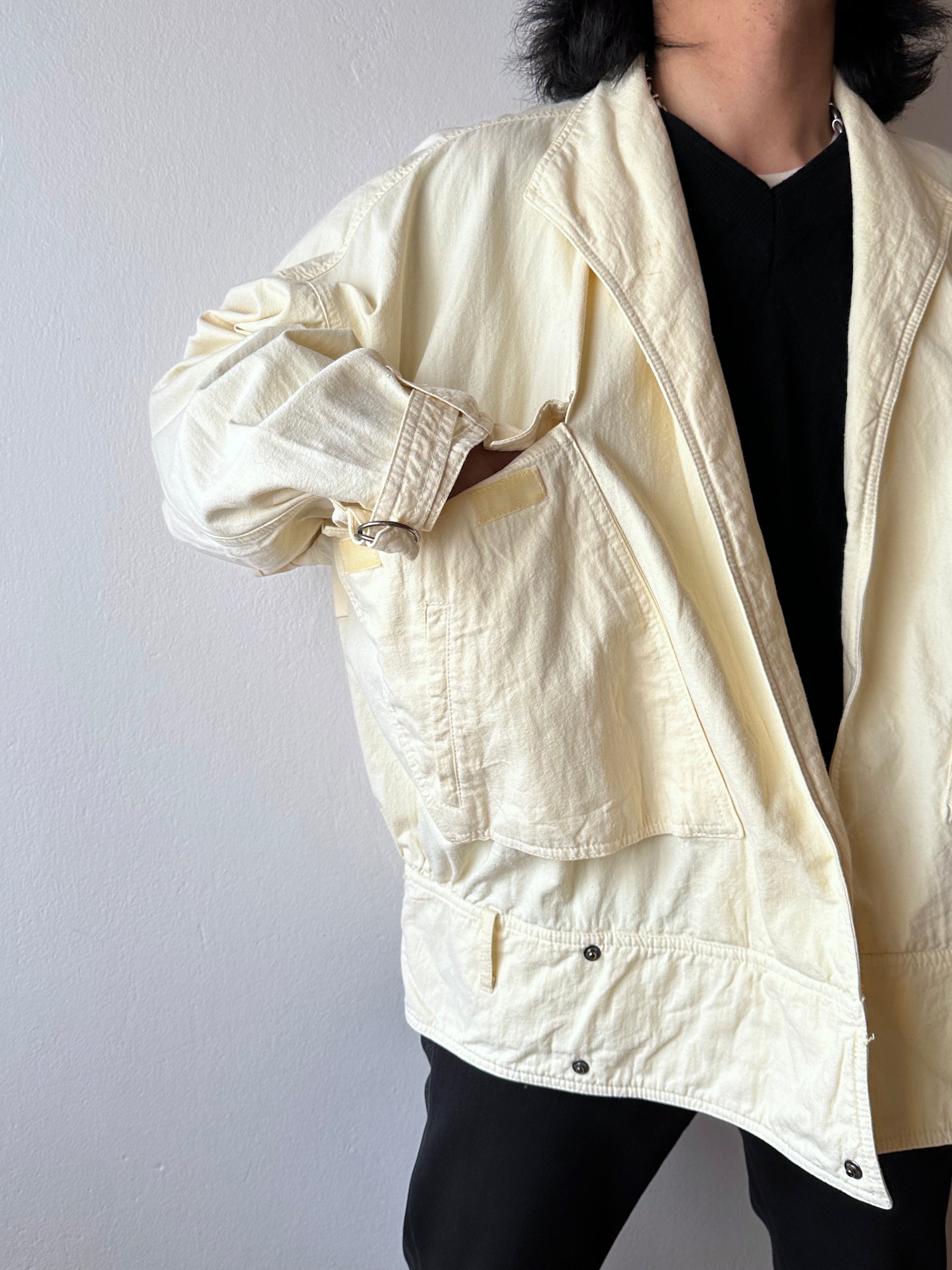 90's Big pocket jacket 90年代 80's 80年代 Vintage Praha Prague Vintage store プラハ  古着屋 ユーロ古着 ヨーロッパ古着 ユーロレギュラー 古着 ヨーロッパレギュラー 
