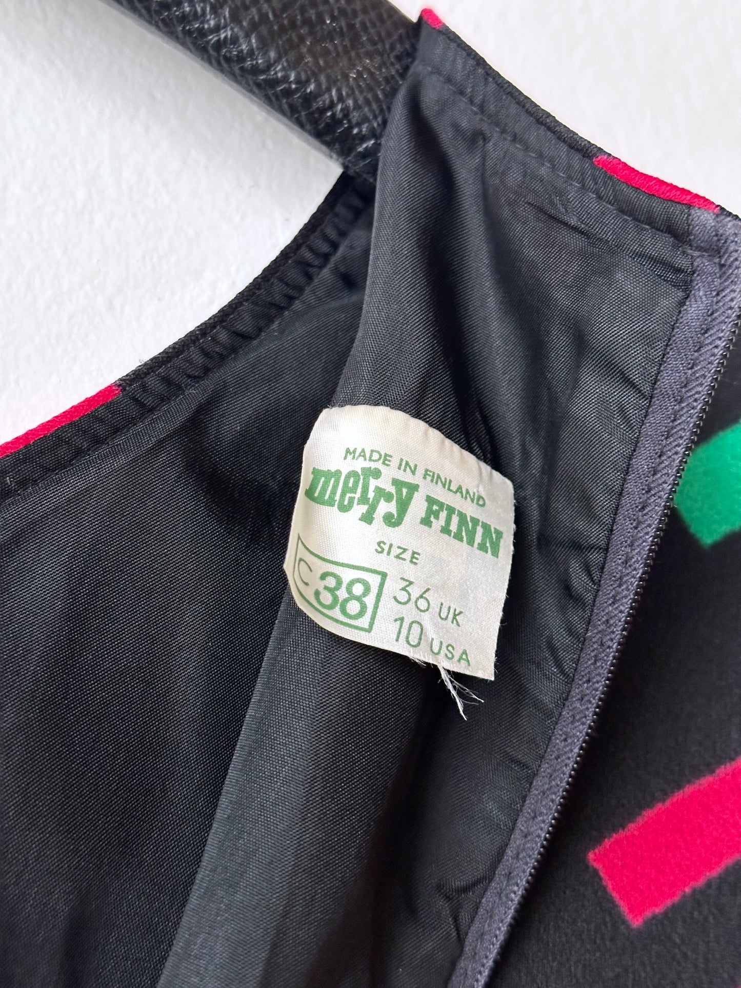 70s Finnish textile dress