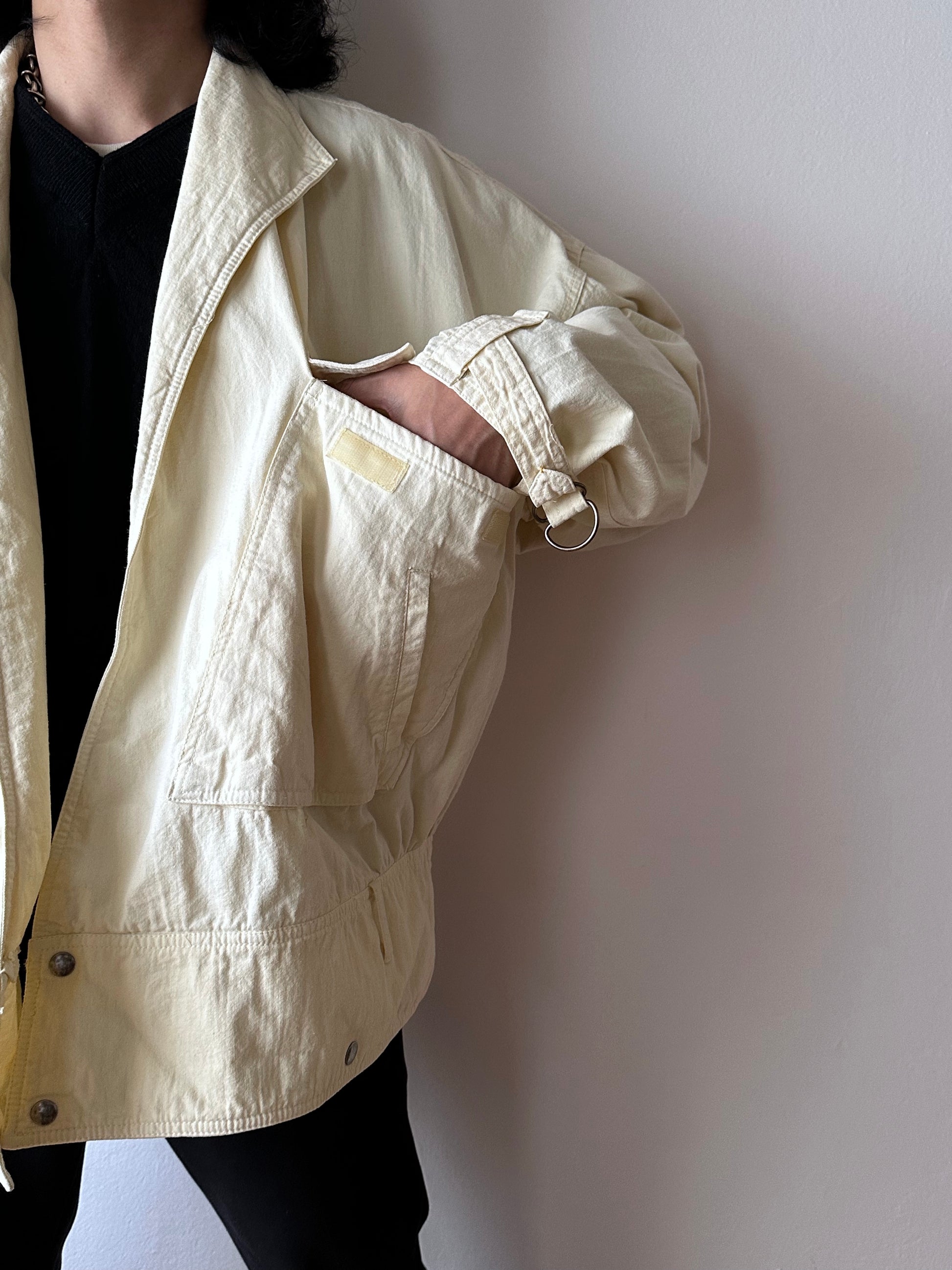 90's Big pocket jacket 90年代 80's 80年代 Vintage Praha Prague Vintage store プラハ  古着屋 ユーロ古着 ヨーロッパ古着 ユーロレギュラー 古着 ヨーロッパレギュラー 