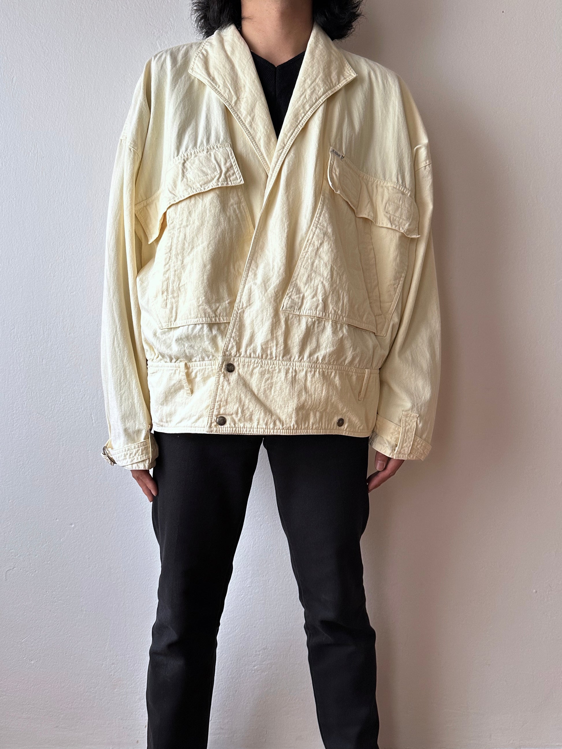 90's Big pocket jacket 90年代 80's 80年代 Vintage Praha Prague Vintage store プラハ  古着屋 ユーロ古着 ヨーロッパ古着 ユーロレギュラー 古着 ヨーロッパレギュラー 