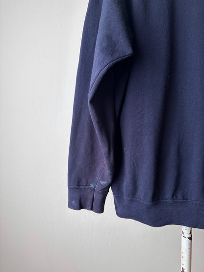 Navy boro sweat shirt - XL
