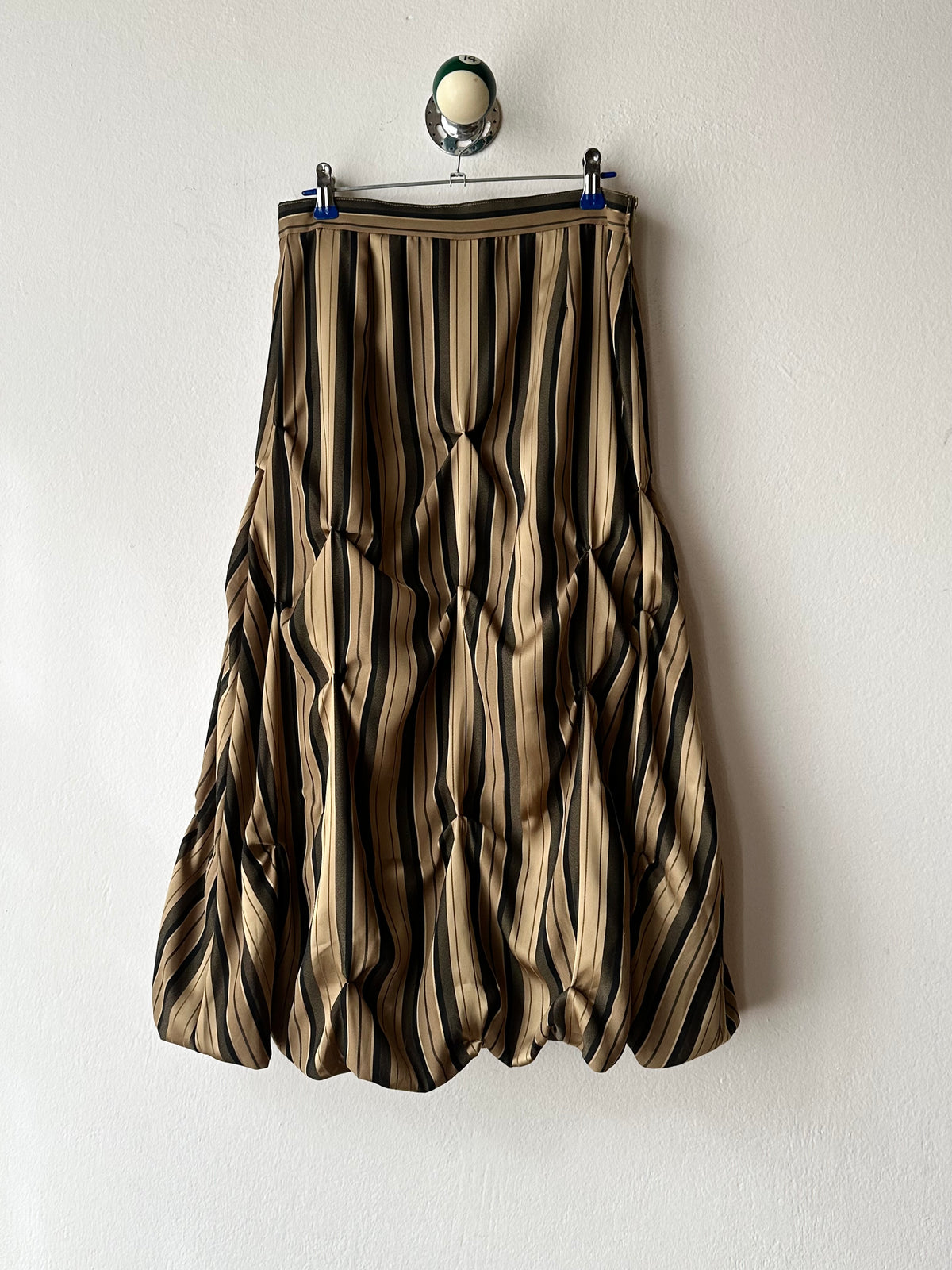 Handmade striped skirt W28