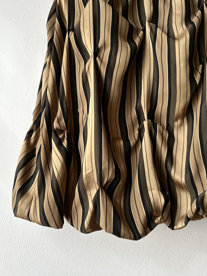Handmade striped skirt W28