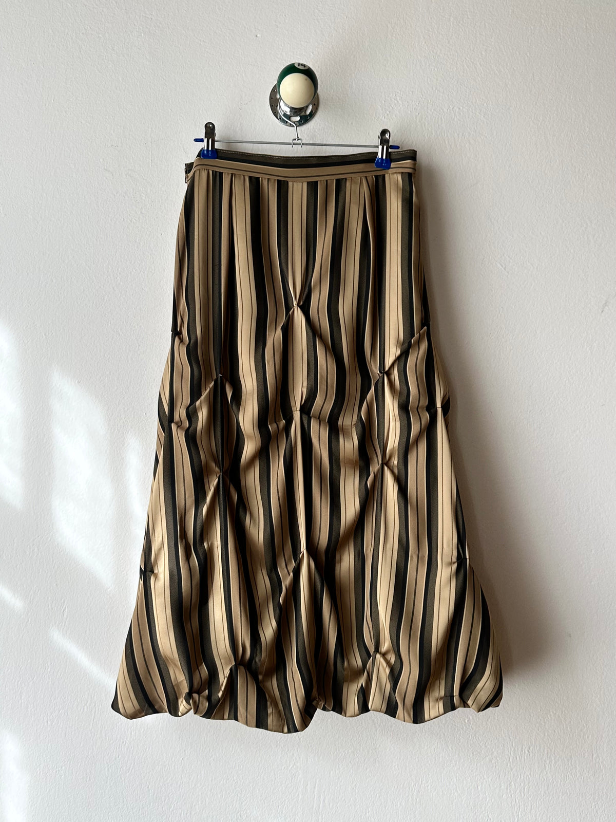 Handmade striped skirt W28