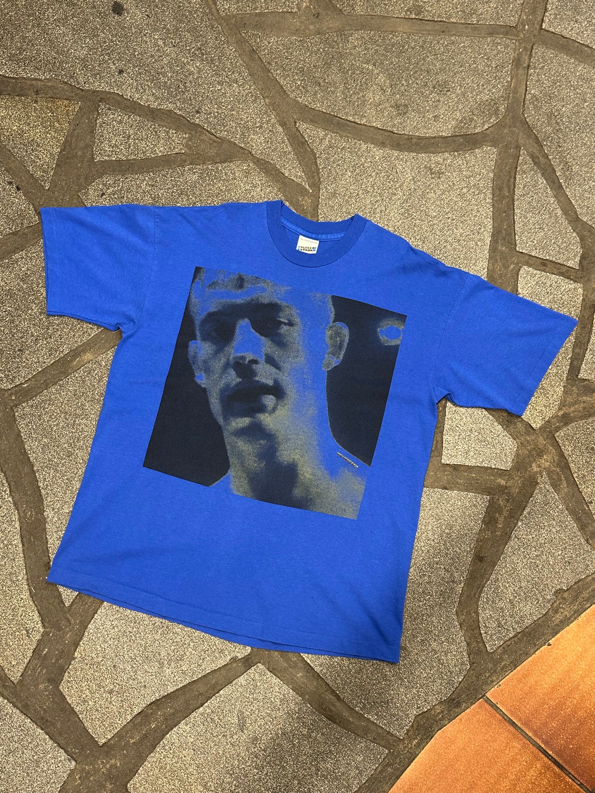 90's Morrissey モリッシー 90年代 Band T-shirt バンドTシャツ バンT Tee シオングルステッチ Toto Praha Vintage clothing store Antique shop Prague 古着屋 アンティークショップ プラハ ユーロ古着  ヨーロッパ古着 古着卸 