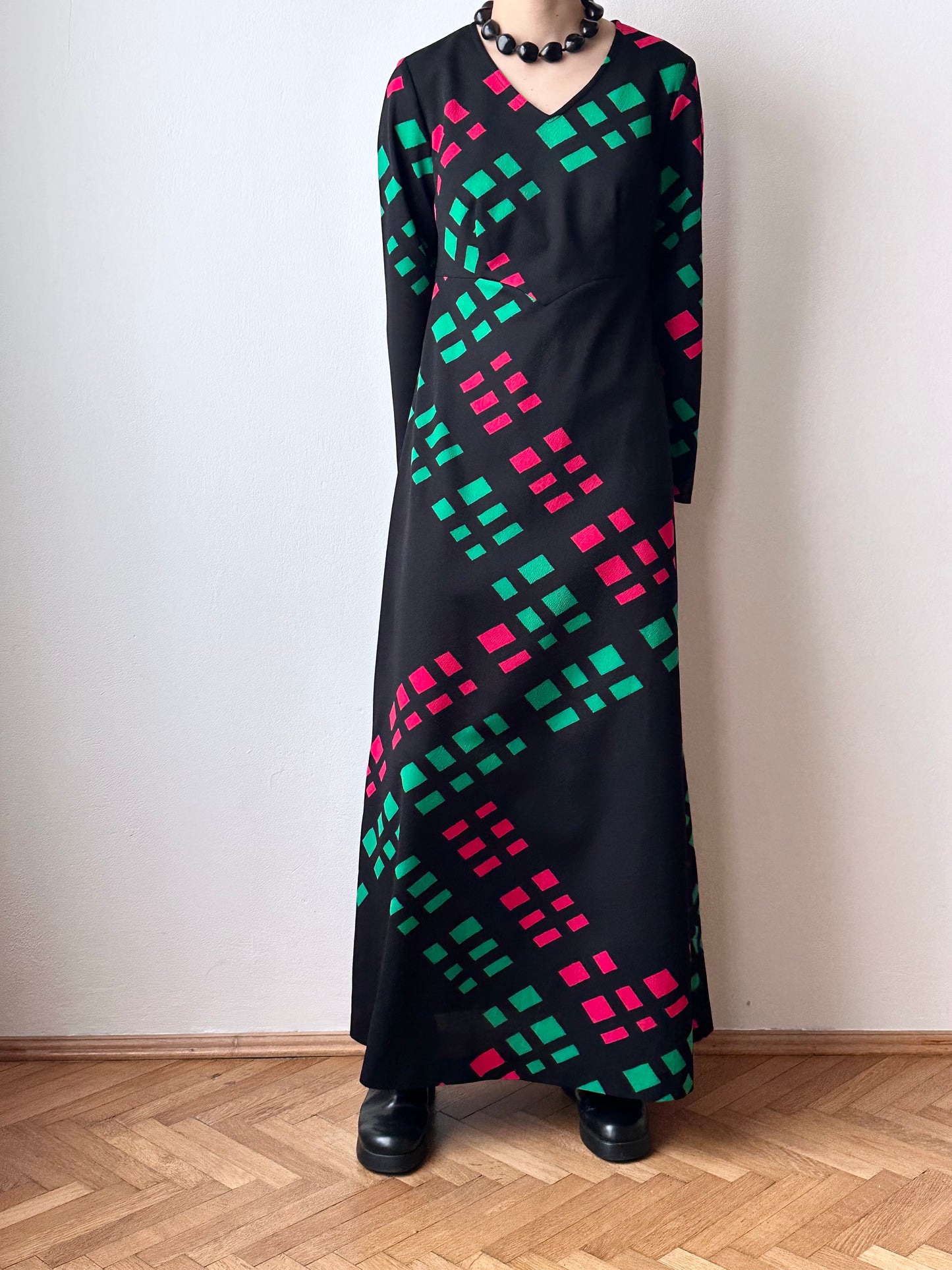 70s Finnish textile dress