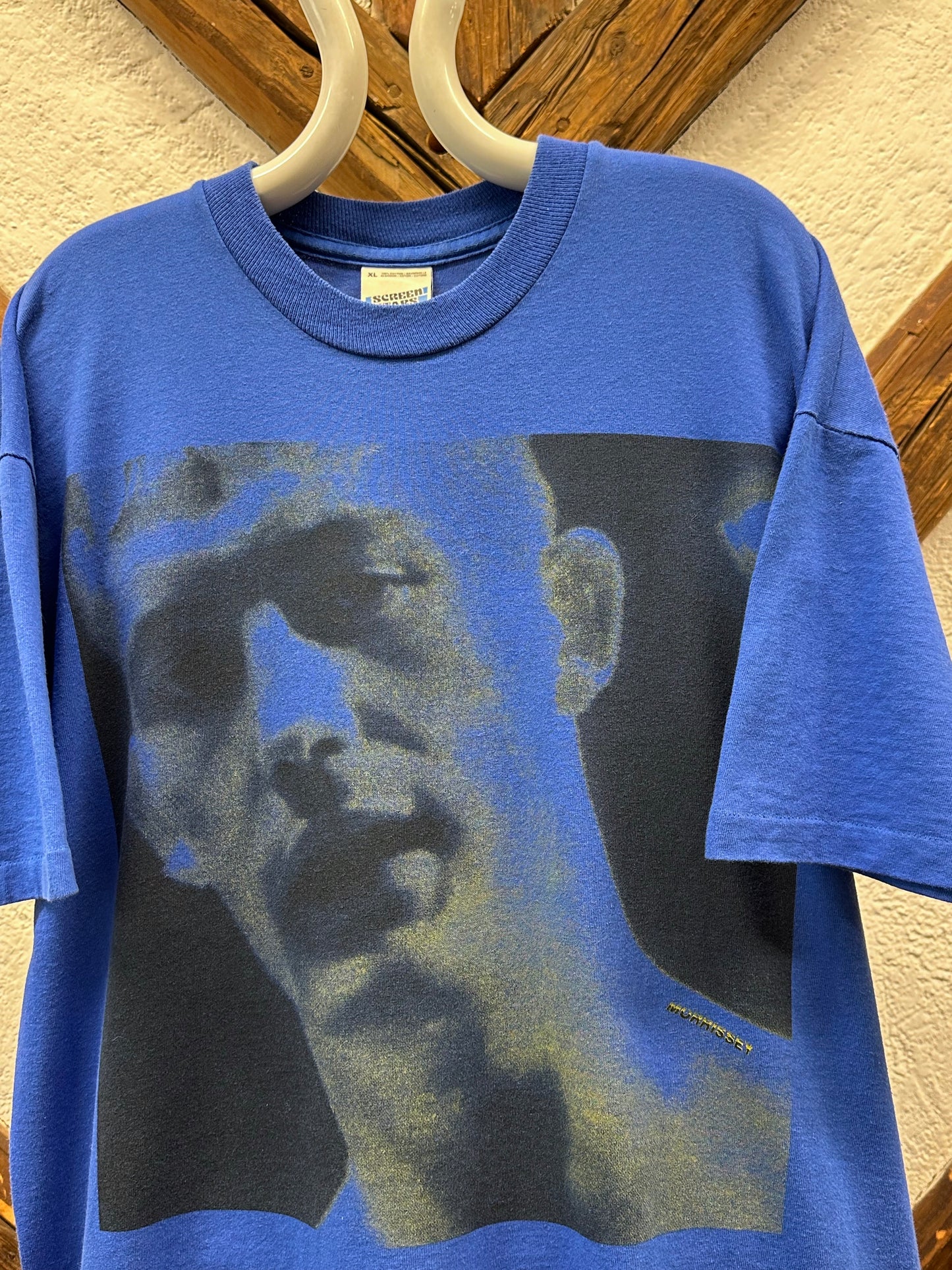 90's Morrissey モリッシー 90年代 Band T-shirt バンドTシャツ バンT Tee シオングルステッチ Toto Praha Vintage clothing store Antique shop Prague 古着屋 アンティークショップ プラハ ユーロ古着  ヨーロッパ古着 古着卸 