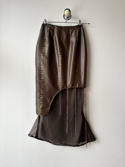 Handmade layered skirt W28