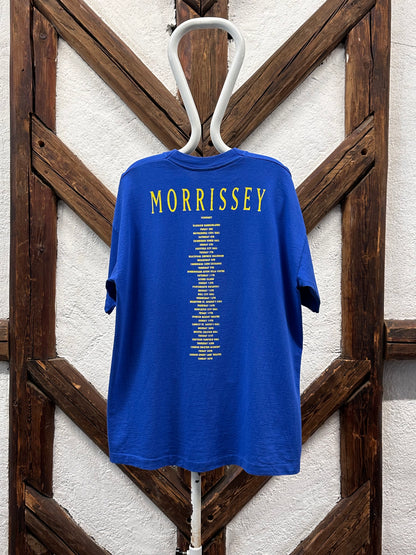 90's Morrissey モリッシー 90年代 Band T-shirt バンドTシャツ バンT Tee シオングルステッチ Toto Praha Vintage clothing store Antique shop Prague 古着屋 アンティークショップ プラハ ユーロ古着  ヨーロッパ古着 古着卸 