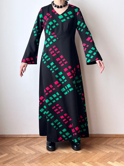 70s Finnish textile dress