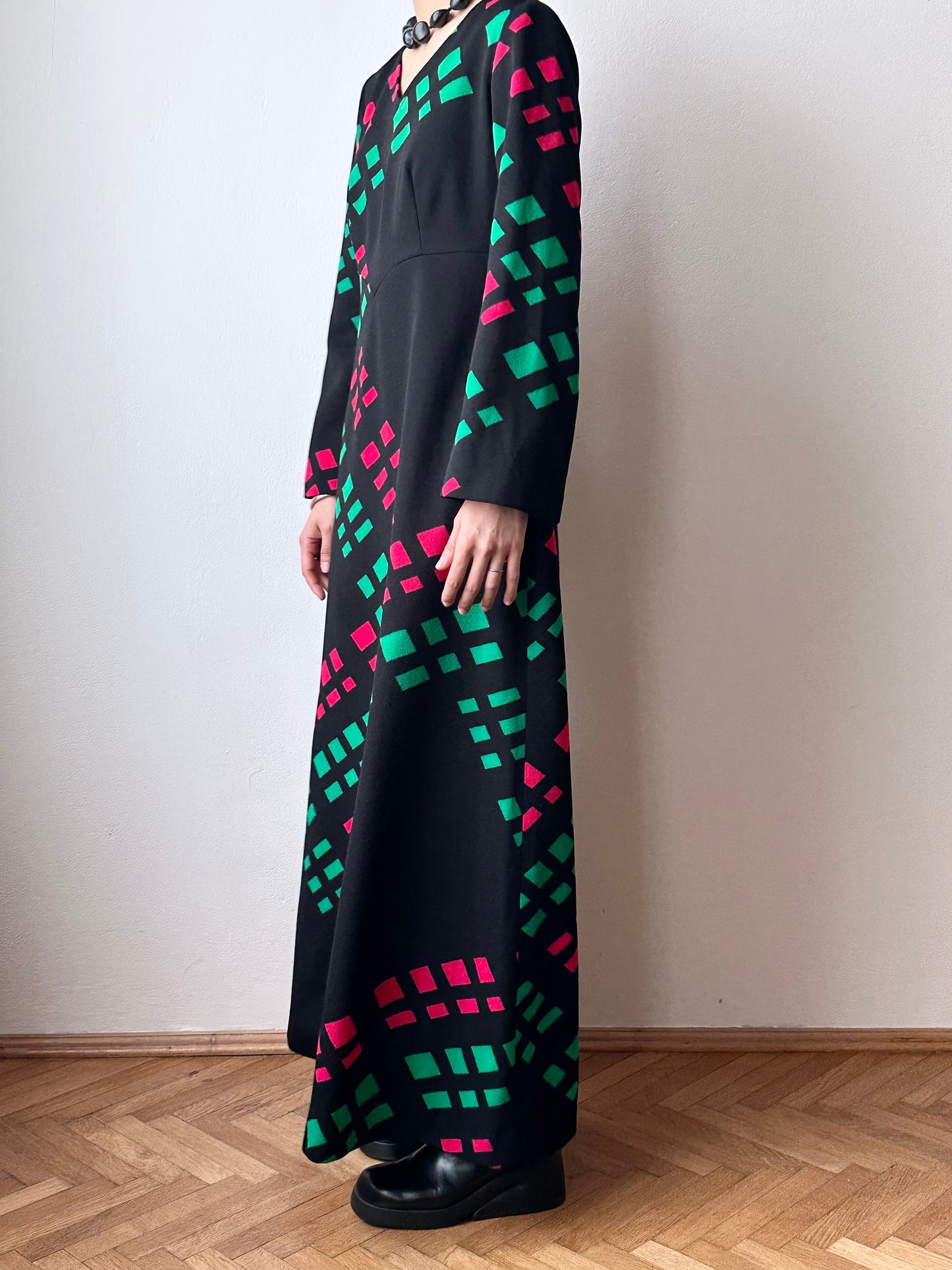 70s Finnish textile dress