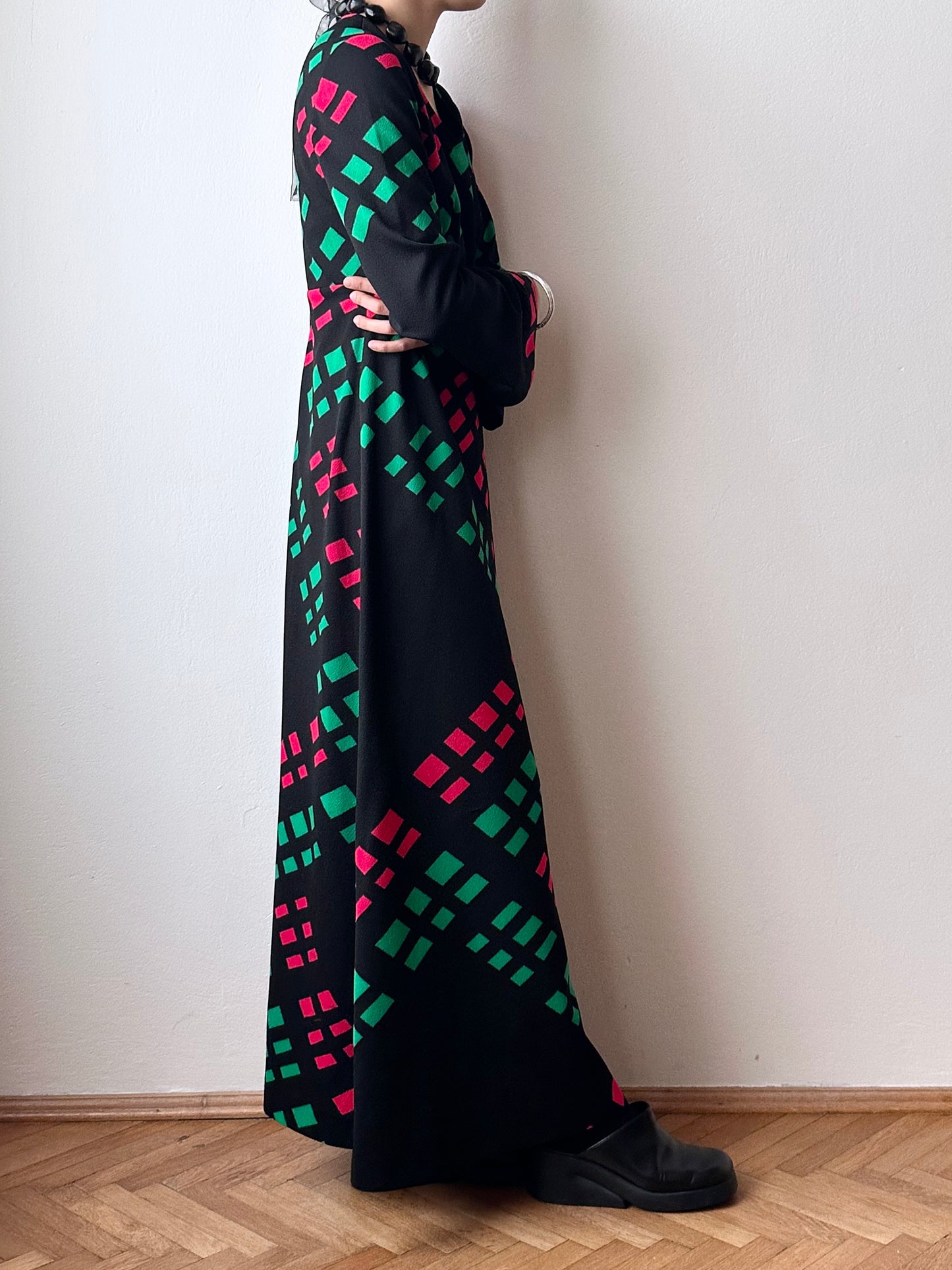 70s Finnish textile dress