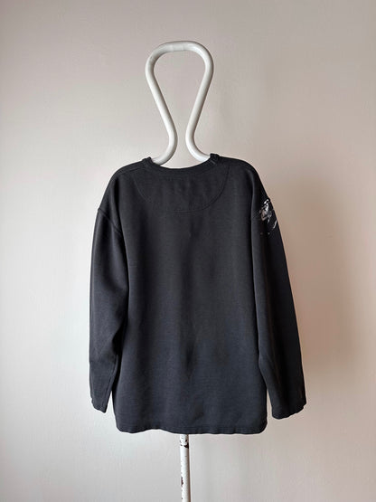 Black boro sweat shirt - XL
