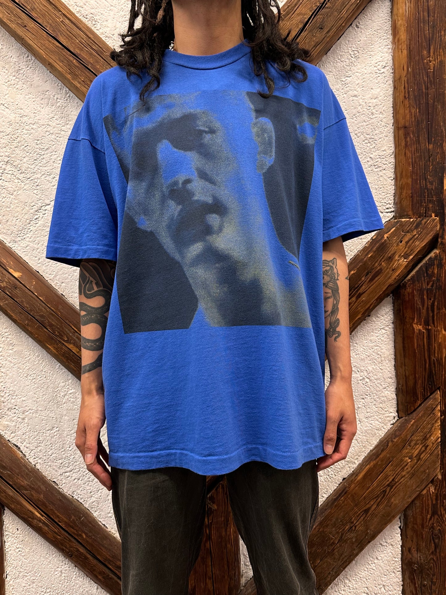 90's Morrissey モリッシー 90年代 Band T-shirt バンドTシャツ バンT Tee シオングルステッチ Toto Praha Vintage clothing store Antique shop Prague 古着屋 アンティークショップ プラハ ユーロ古着  ヨーロッパ古着 古着卸 