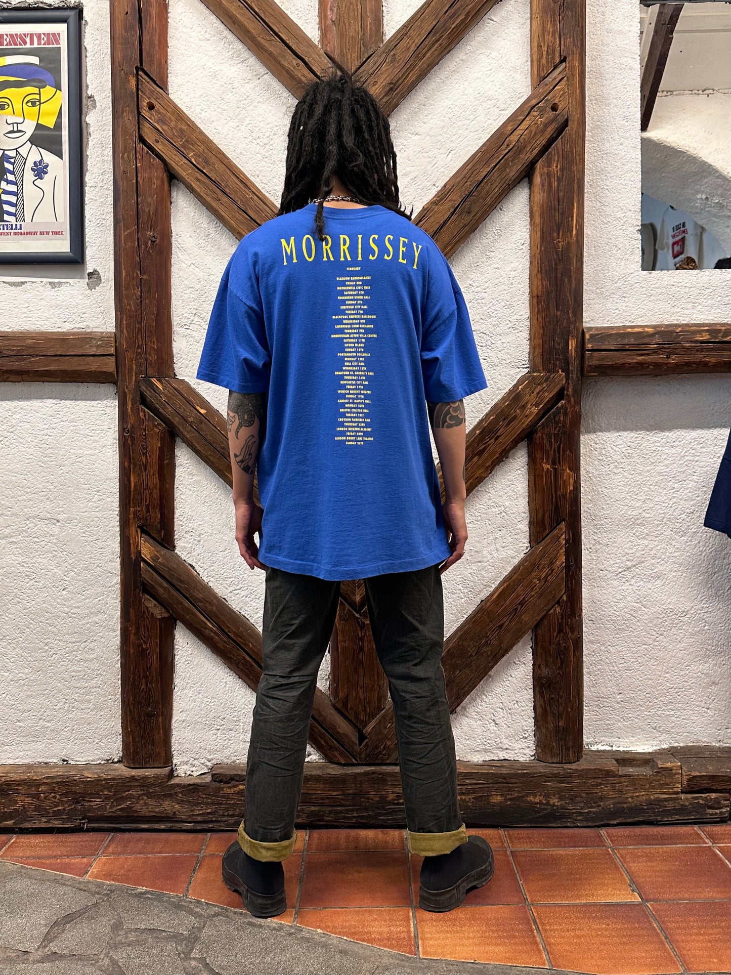 90's Morrissey モリッシー 90年代 Band T-shirt バンドTシャツ バンT Tee シオングルステッチ Toto Praha Vintage clothing store Antique shop Prague 古着屋 アンティークショップ プラハ ユーロ古着  ヨーロッパ古着 古着卸 