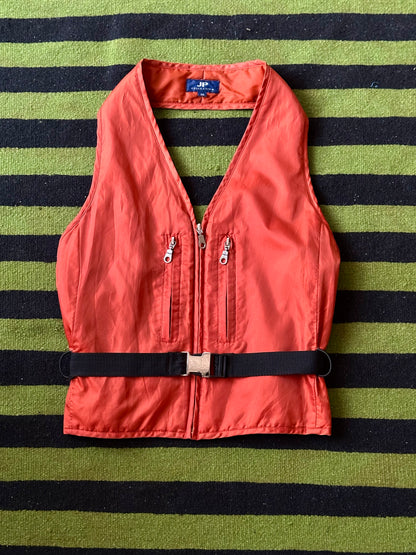 open-back rave vest
