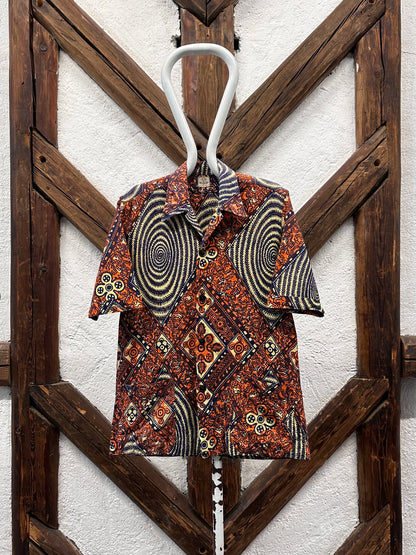 60's Leisure shirt 60年代 レジャー シャツ ヴィンテージ Toto Praha Vintage clothing store Antique shop Prague 古着屋 アンティークショップ プラハ ユーロ古着  ヨーロッパ古着 古着卸 