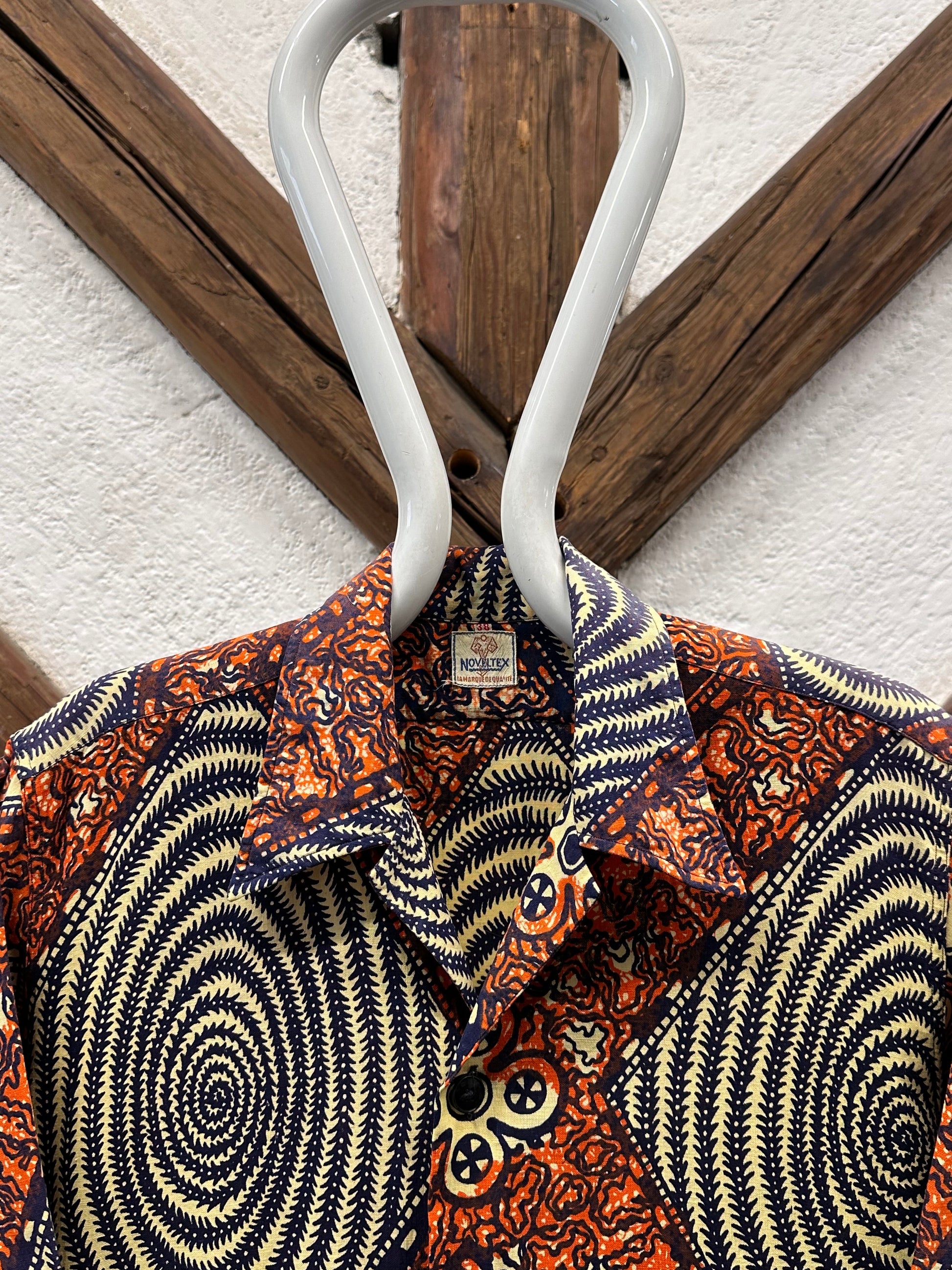 60's Leisure shirt 60年代 レジャー シャツ ヴィンテージ Toto Praha Vintage clothing store Antique shop Prague 古着屋 アンティークショップ プラハ ユーロ古着  ヨーロッパ古着 古着卸 