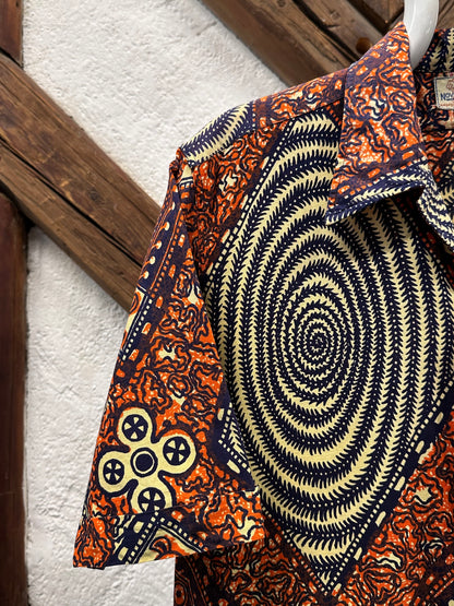 60's Leisure shirt 60年代 レジャー シャツ ヴィンテージ Toto Praha Vintage clothing store Antique shop Prague 古着屋 アンティークショップ プラハ ユーロ古着  ヨーロッパ古着 古着卸 