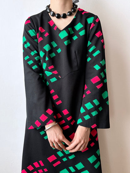 70s Finnish textile dress