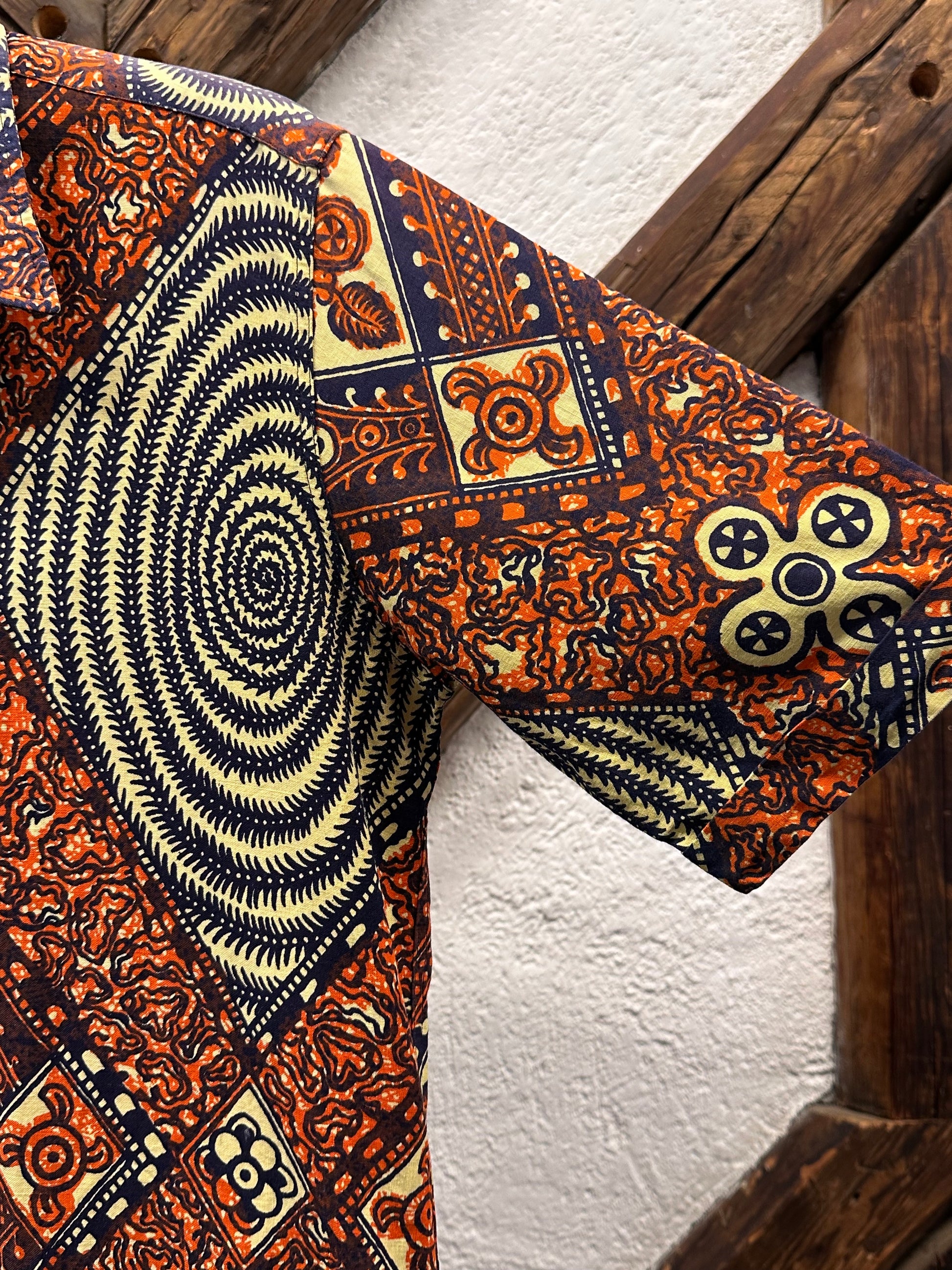 60's Leisure shirt 60年代 レジャー シャツ ヴィンテージ Toto Praha Vintage clothing store Antique shop Prague 古着屋 アンティークショップ プラハ ユーロ古着  ヨーロッパ古着 古着卸 