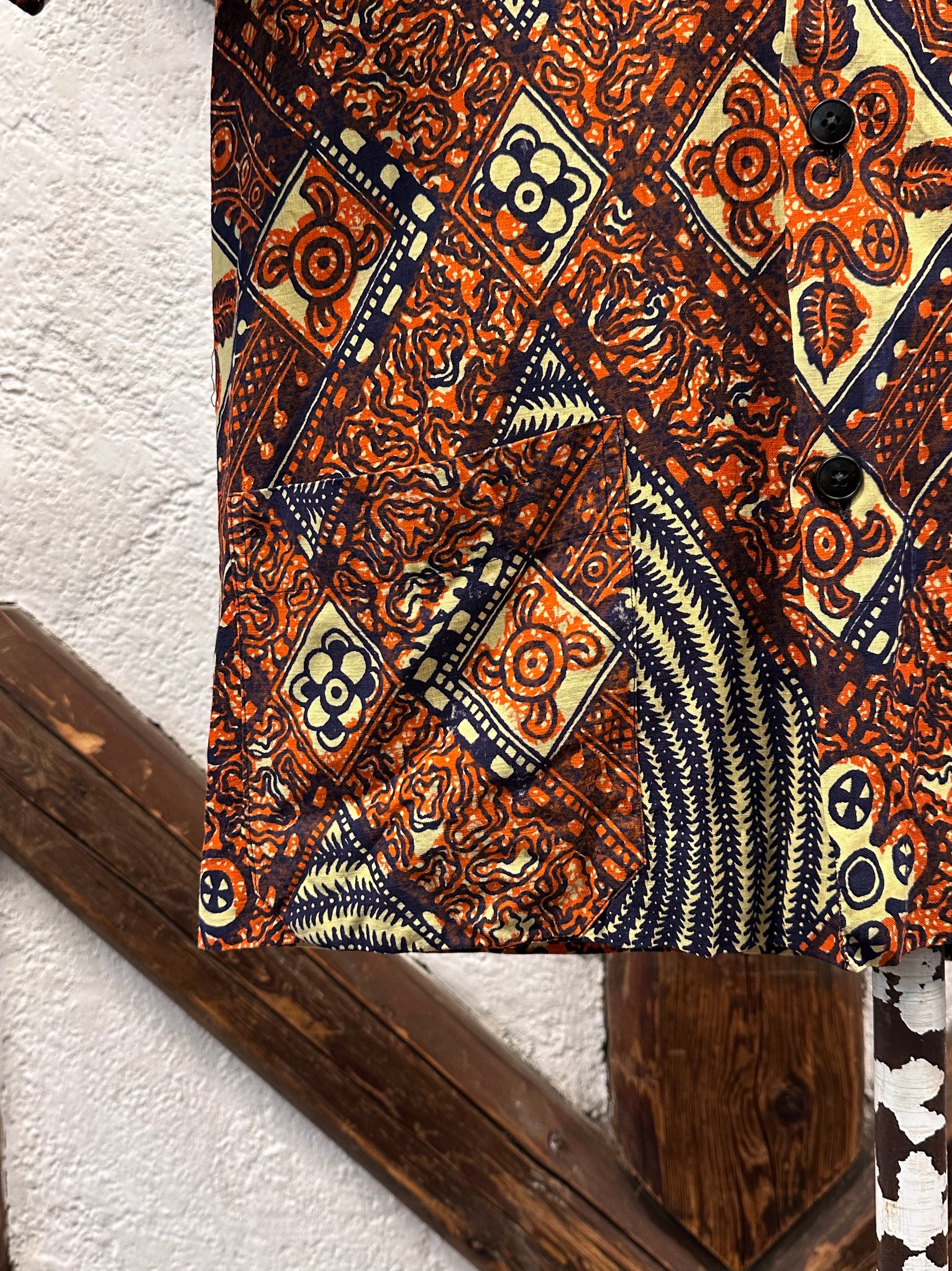 60's Leisure shirt 60年代 レジャー シャツ ヴィンテージ Toto Praha Vintage clothing store Antique shop Prague 古着屋 アンティークショップ プラハ ユーロ古着  ヨーロッパ古着 古着卸 