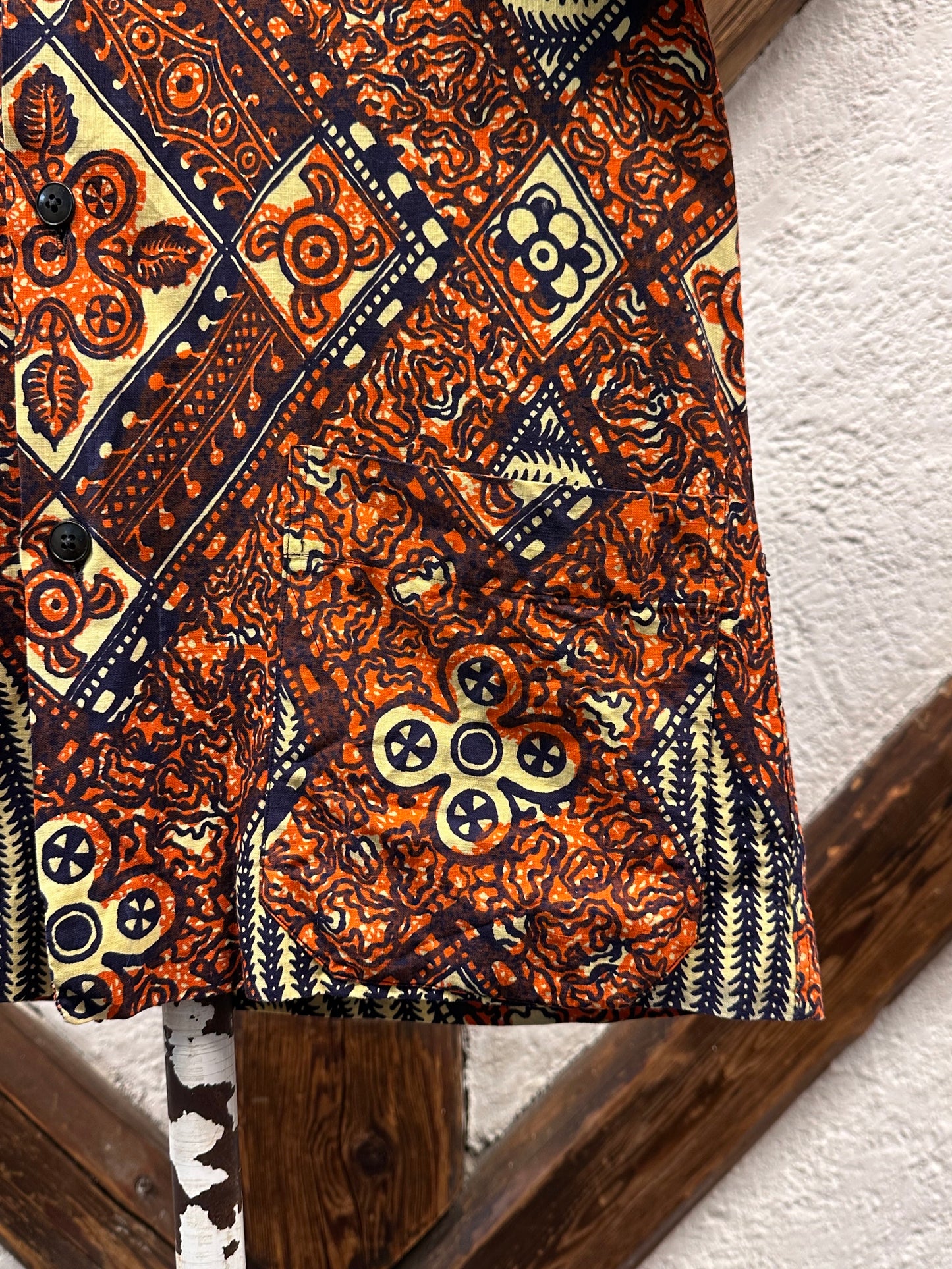 60's Leisure shirt 60年代 レジャー シャツ ヴィンテージ Toto Praha Vintage clothing store Antique shop Prague 古着屋 アンティークショップ プラハ ユーロ古着  ヨーロッパ古着 古着卸 