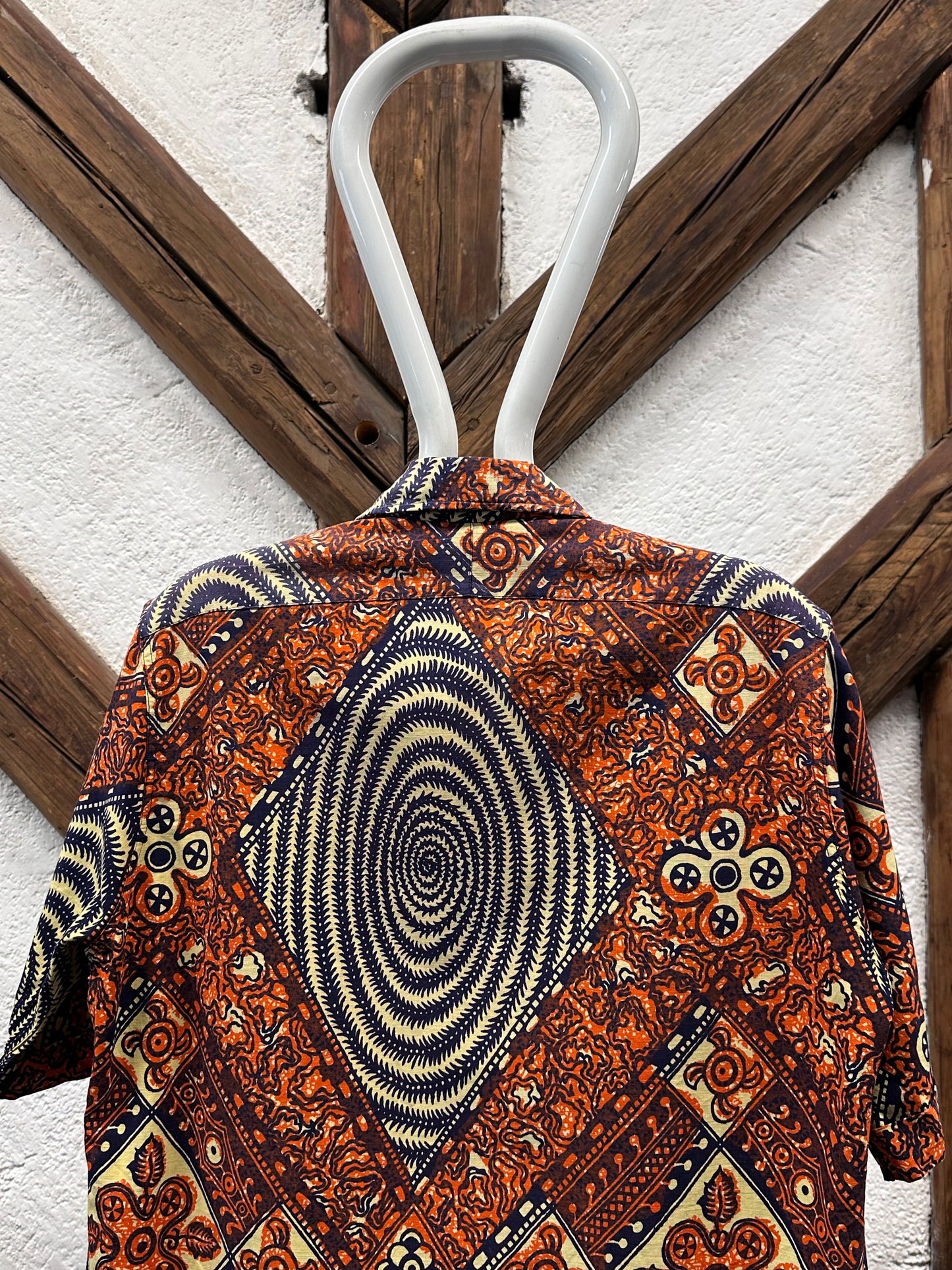 60's Leisure shirt 60年代 レジャー シャツ ヴィンテージ Toto Praha Vintage clothing store Antique shop Prague 古着屋 アンティークショップ プラハ ユーロ古着  ヨーロッパ古着 古着卸 