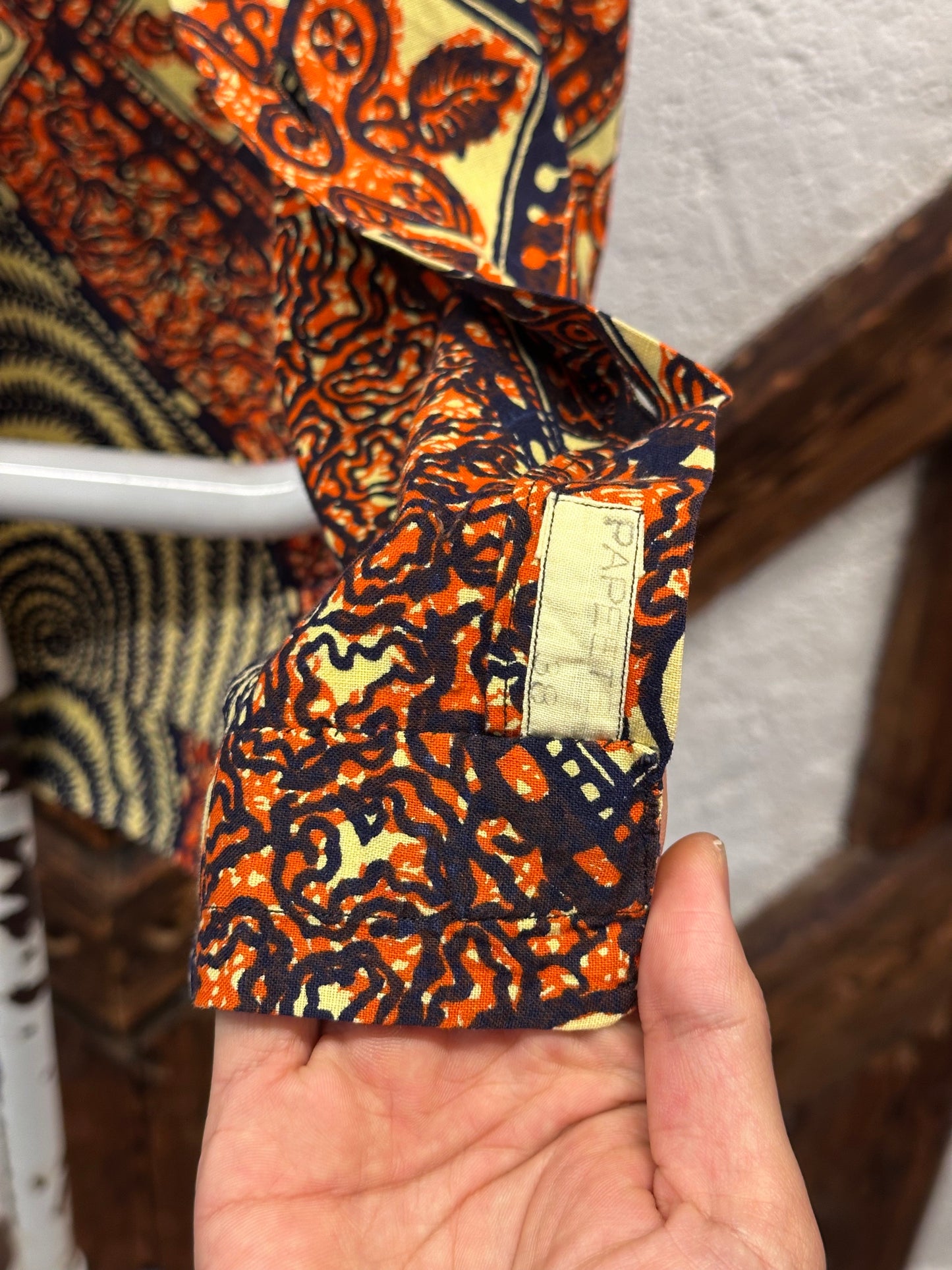 60's Leisure shirt 60年代 レジャー シャツ ヴィンテージ Toto Praha Vintage clothing store Antique shop Prague 古着屋 アンティークショップ プラハ ユーロ古着  ヨーロッパ古着 古着卸 