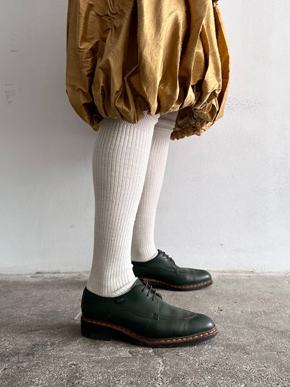 special balloon silk skirt