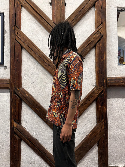 60's Leisure shirt 60年代 レジャー シャツ ヴィンテージ Toto Praha Vintage clothing store Antique shop Prague 古着屋 アンティークショップ プラハ ユーロ古着  ヨーロッパ古着 古着卸 