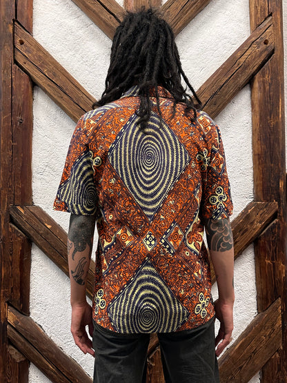 60's Leisure shirt 60年代 レジャー シャツ ヴィンテージ Toto Praha Vintage clothing store Antique shop Prague 古着屋 アンティークショップ プラハ ユーロ古着  ヨーロッパ古着 古着卸 