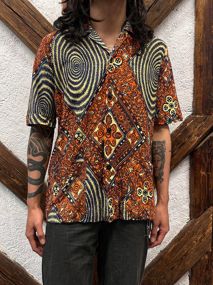 60's Leisure shirt 60年代 レジャー シャツ ヴィンテージ Toto Praha Vintage clothing store Antique shop Prague 古着屋 アンティークショップ プラハ ユーロ古着  ヨーロッパ古着 古着卸 