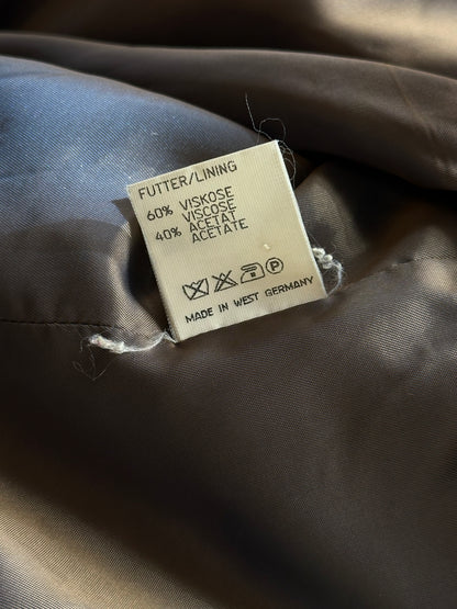 1980s JIL SANDER wool silk collarless jacket