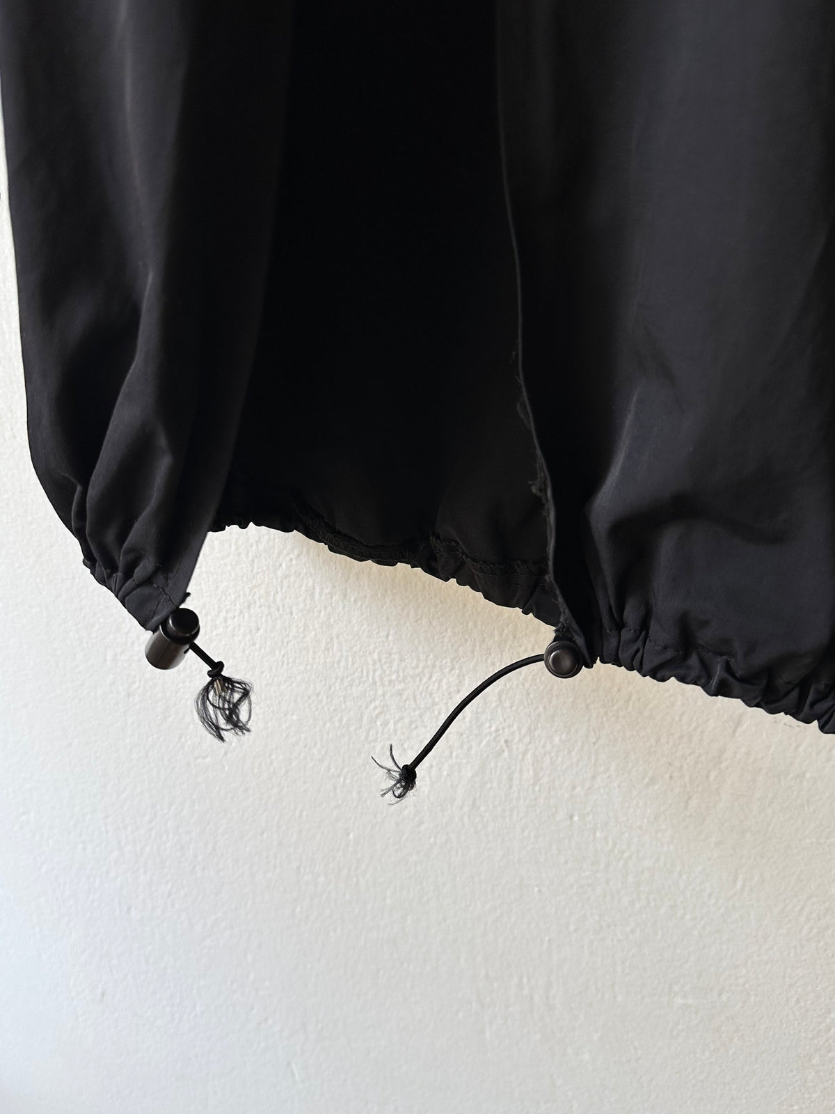 French cotton nylon double zip skirt W27-28