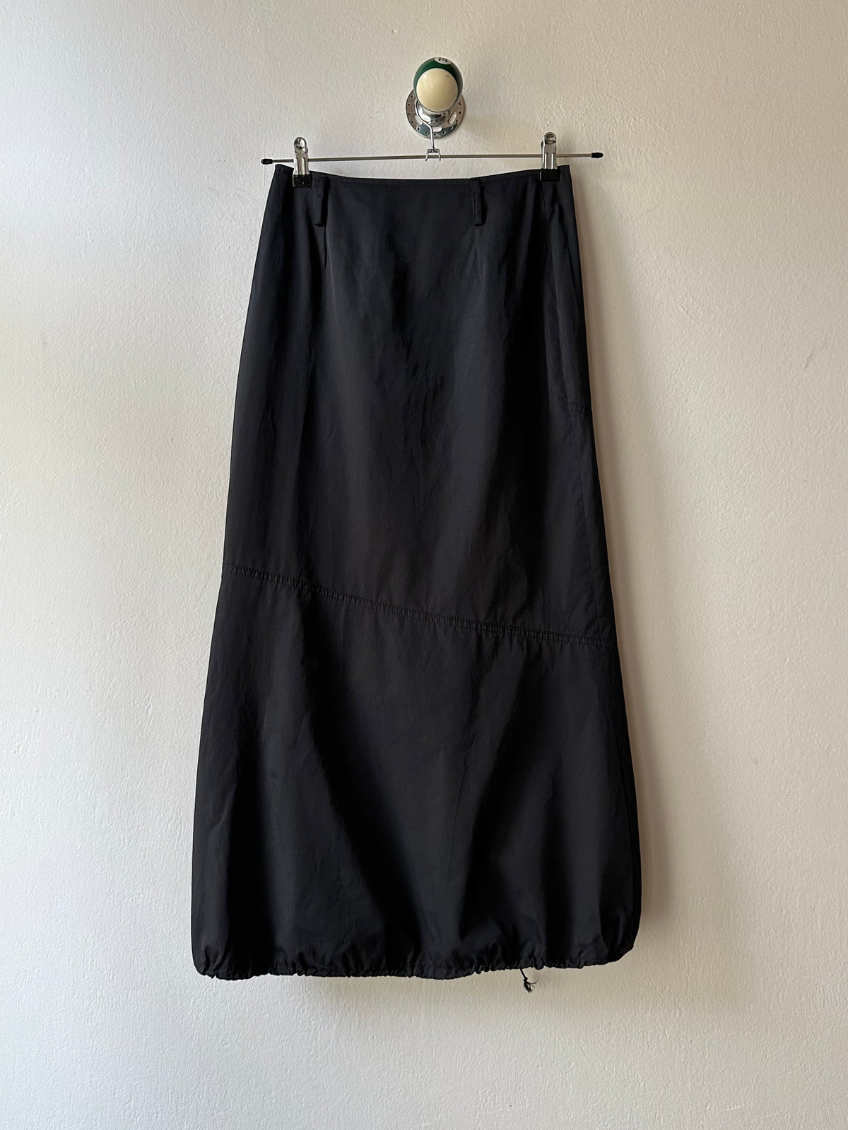 French cotton nylon double zip skirt W27-28