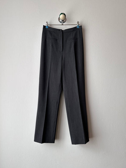 wool poly gray trouser