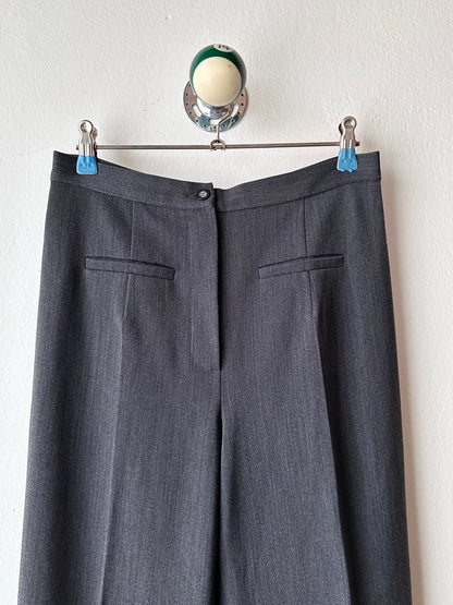 wool poly gray trouser